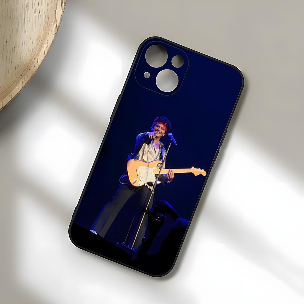 

Bruno Mars Phone Case For IPhone 17 Pro Max 15 Pro 16 14 Plus 12 13 Mini 11 Pro Shockproof Soft Cover iPhoneXS Max