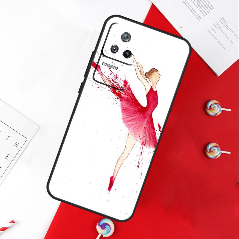 

Чехол Балерина Танцовщица Балета Девушка для Xiaomi 13T 11T 12T 14T Pro 13 14 15 Ultra POCO X7 Pro X3 X5 X6 F5 F6 M6 Pro POCO X3 Pro