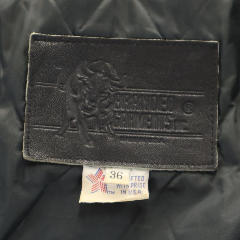 BRANDED GARMENTS 80s Made in USA Vintage genuine leather Double riders jacket Men's Used
