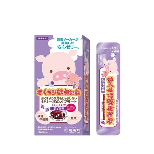 Ryukakusan Okusuri Tometane Sticks, 3 Types, PSJBOX (Chocolate Flavor 25g x 6 Sticks / Strawberry Flavor 25g x 6 Sticks / Grape Flavor 25g x 6 Sticks)