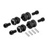 INJORA Stainless Steel Extended Wheel Hex with Nuts For 1/24 RC Crawler Axial SCX24 AX24 Upgrade