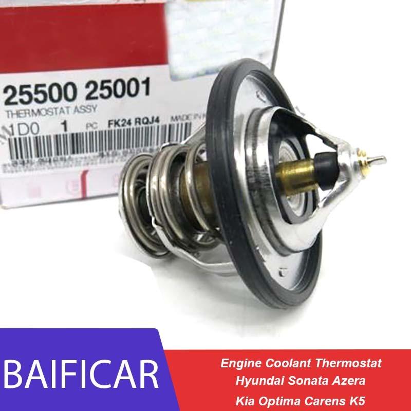 Baificar Brand New  1PCS Engine Coolant Thermostat 25500-25001 2550025001 For Hyundai Sonata Azera Kia Optima Carens Genuine