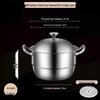 SULETE Thick 316 Stainless Steel Steamer & Soup Pot