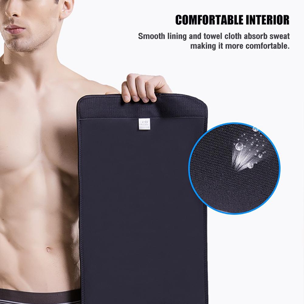Schlankmachender Body Shaper Taillen-Fitnessgürtel Herren Bauchweggürtel Sauna Schweiß-Trimmergürtel Taillentrainer Bauch Taillentrainer Korsett