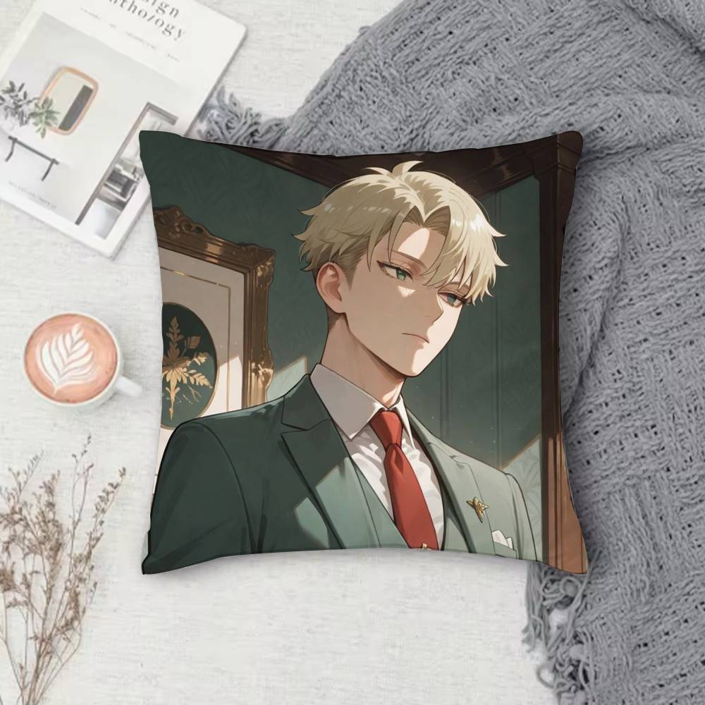 

SSpy Familyy Doublesided Printed Square Pillow Cover Decorative Cushion Cover for Sofa Bedroom Bedside 30X30cm