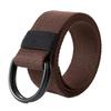 [One Limitation] Double Ring Belt, Casual, Simple, Plain, Street Style, Men's & Women's, BP648 (Coffee)