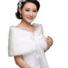 Luxurious Plus Size Wedding Dress Shawl Cape - Thick, Long Sleeve Fur for Brides
