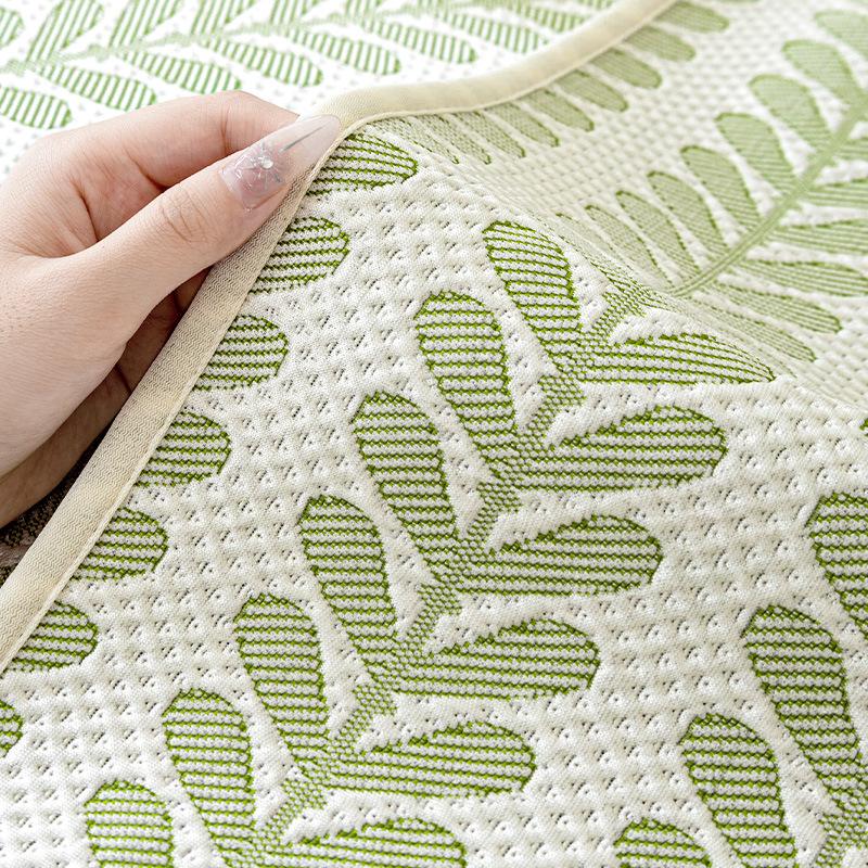Summer Chenille Sofa Cover Willow Branch Stripe Non-slip Sofa Cushion Cool Feeling Summer Restaurant Sofa Mat Cover Cloth Towel