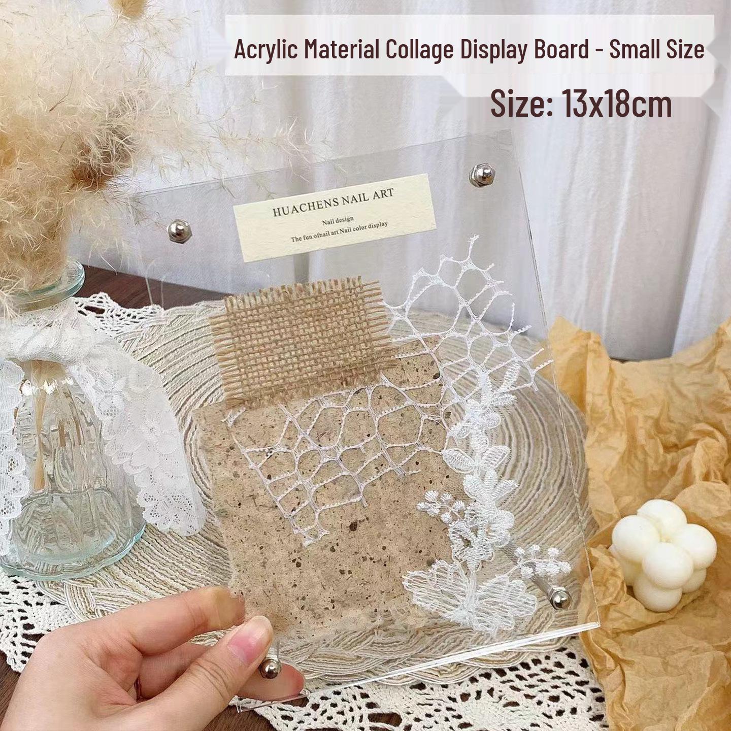 

Handmade Wearable Acrylic Nail Art Display Board for Manicure Shop