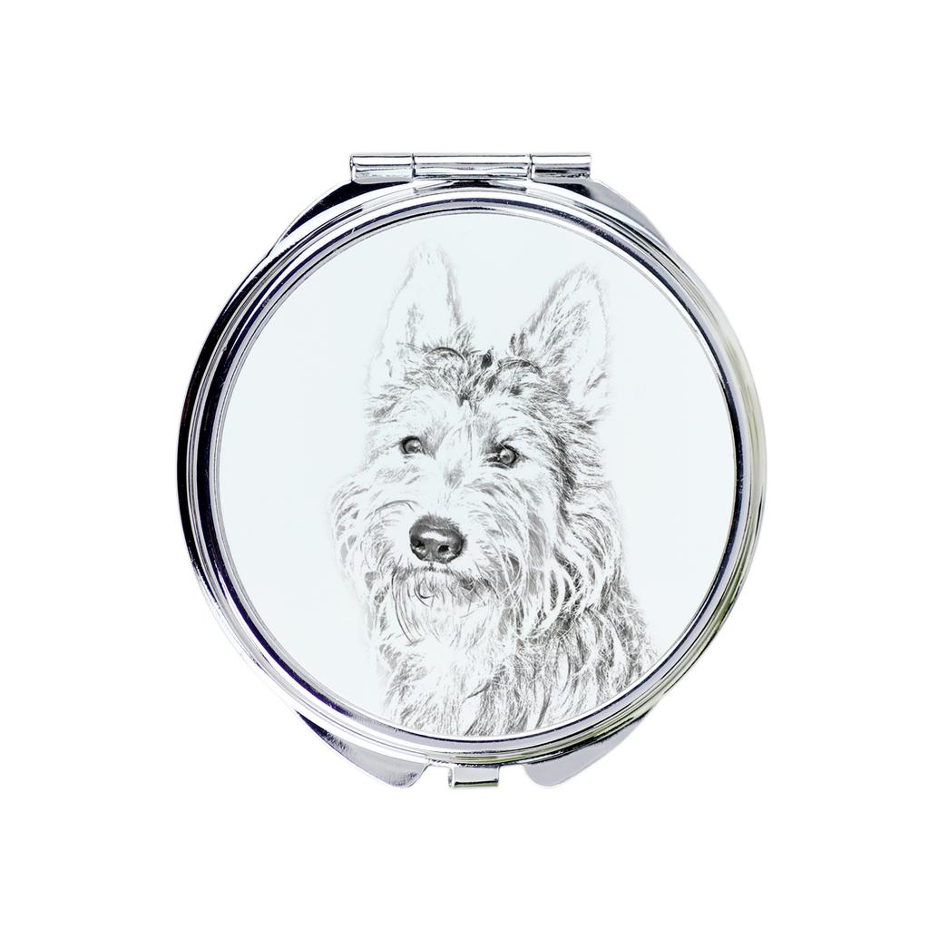 Picardy Sheepdog, Berger Picard – Pocket mirror with a dog, personalized mirror for a purse | Art-Dog