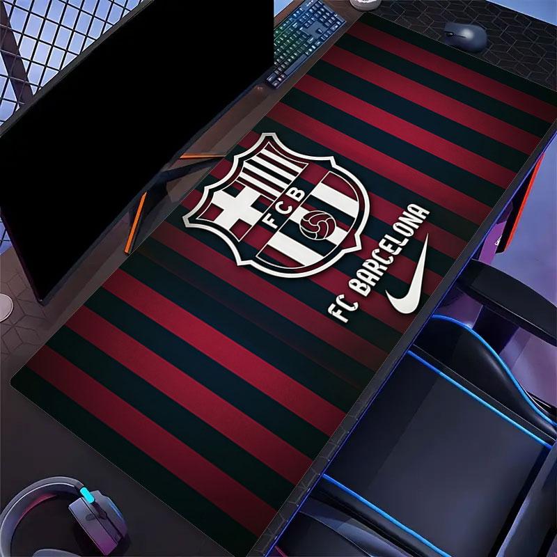 Fc Barcelona Velká podložka pod herní stůl Protiskluzová podložka pod notebook Tablet Velká podložka pod myš Podložka XXL Podložka pro Mini PC S uzamčeným okrajem
