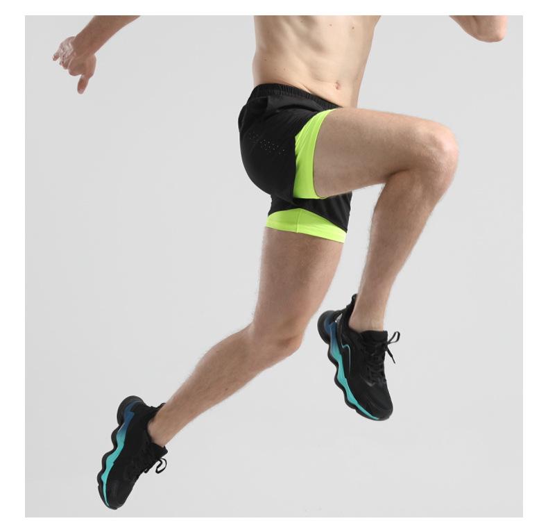 Men's Quick-Dry Double-Layer Running Shorts