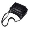 Women Shoulder Bag Multi-layer Crossbody Bag Black Elegant Female Casual Large Capacity Bags