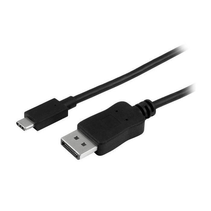 Câble Adaptateur USB Type-C Vers DisplayPort - STARTECH.COM - 1,8 M - 4K60Hz - Noir