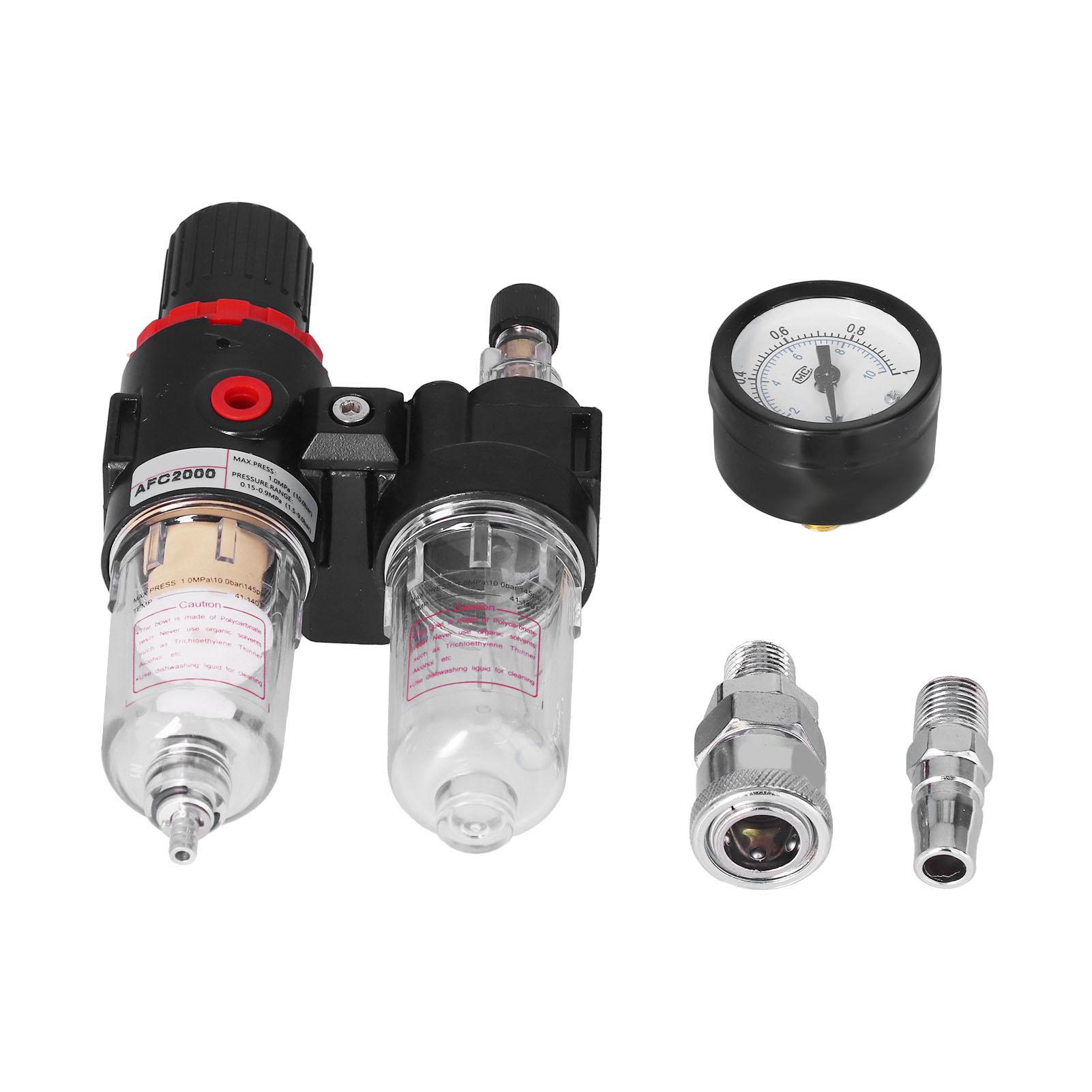 

AFC2000 Air Source Processor Automatic Drainage Oil Water Separation Air Filter Pressure Regulating