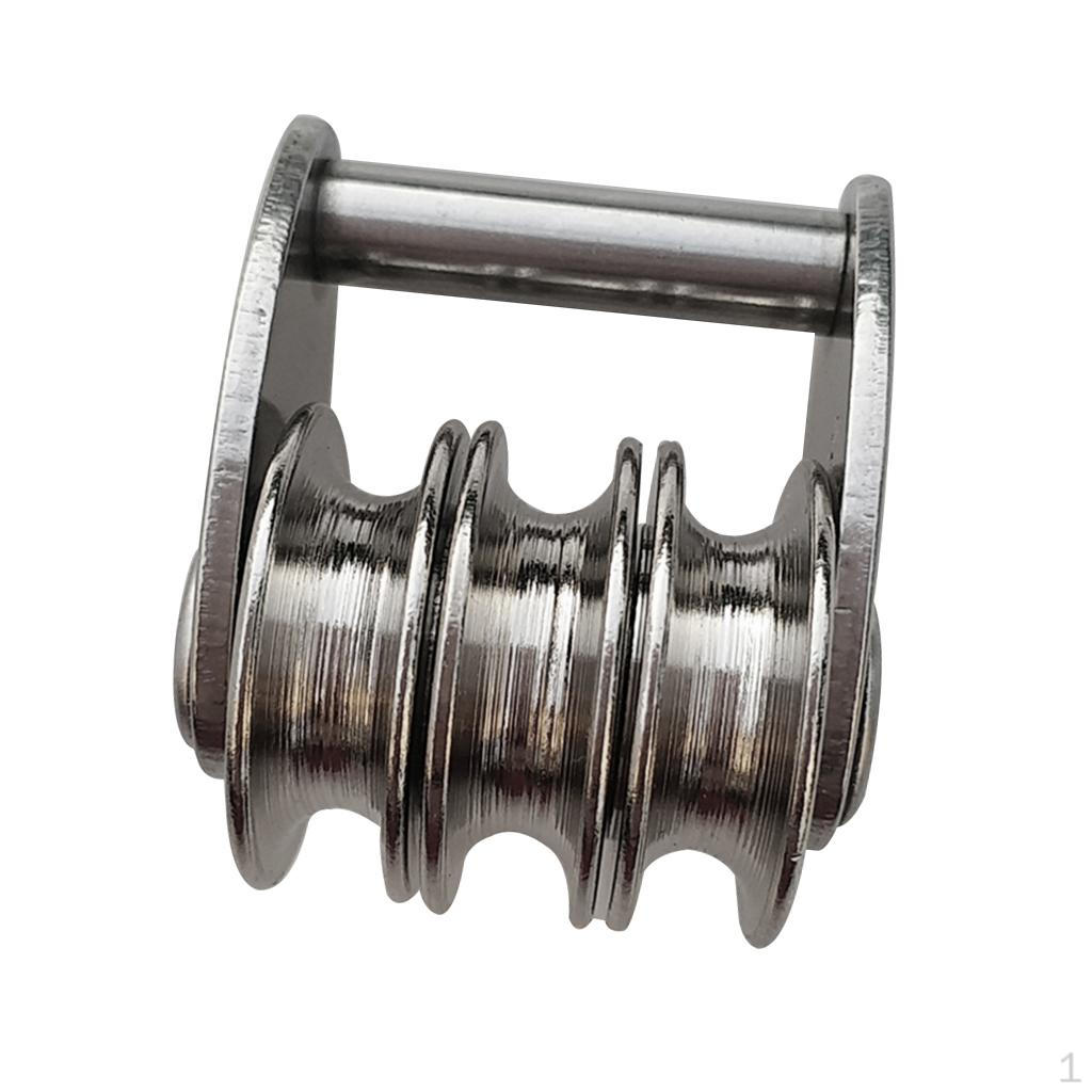 

Windsurfing Sail Tip Triple Pulley Hardware Piece
