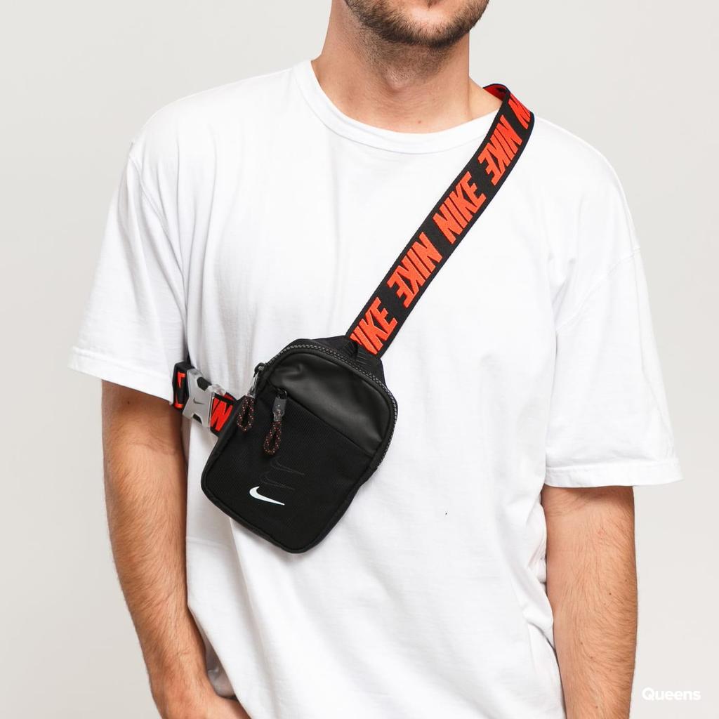 Nike Polyester Crossbody Bag Sling Bag Regular Unisex Black (Unisex) Sling Bags BA5904 010
