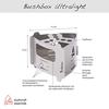Bushbox Ultralight Outdoor Pocket Stove, a fire pit and outdoor cooker