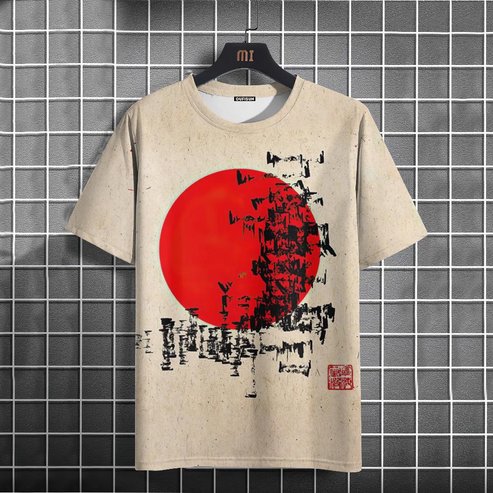 2024 New Men's T-shirt 3D Printed Short Sleeve Tees Summer O Neck Casual Pullover For Male Oversized Streetwear Fashion Tops