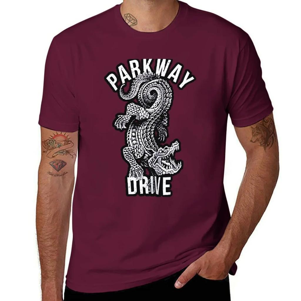 Parkway Drive Parkway T-Shirt Oversizeds Anime Cheap Stuff Men's T-shirts