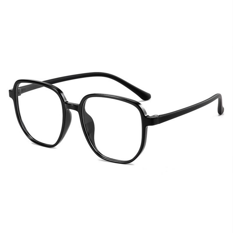 Очки с большой оправой TR90 для женщин Регулируемые Оптика с рецептом Разной формы Эффект похудения Естественный вид Сужение лица TR1169 myopia -4.5