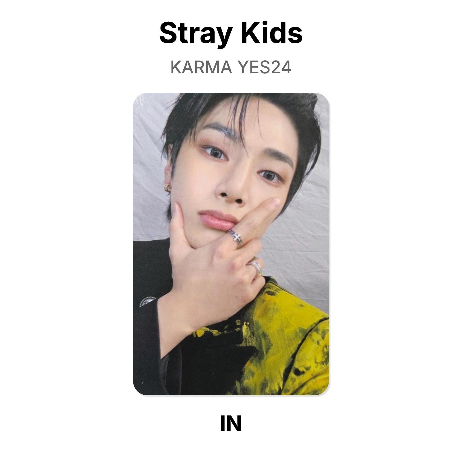 Stray Kids KARMA Официальная фотокарточка YES24 I.N