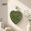 Kitchen Hanging Hand Towel Leaf Shape Towel, Soft Absorbent with Loop, Quick Dry Cute Maple Ginkgo Design for Bathroom Drying Loop