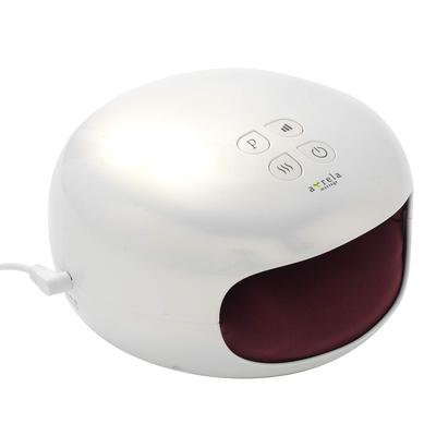 Alinco Handmassagegerät, Hand-Entspannung, Heizfunktion (2 Programme, Abschaltautomatik), Aufbewahrungstasche inklusive, Weiß, MCR6019W