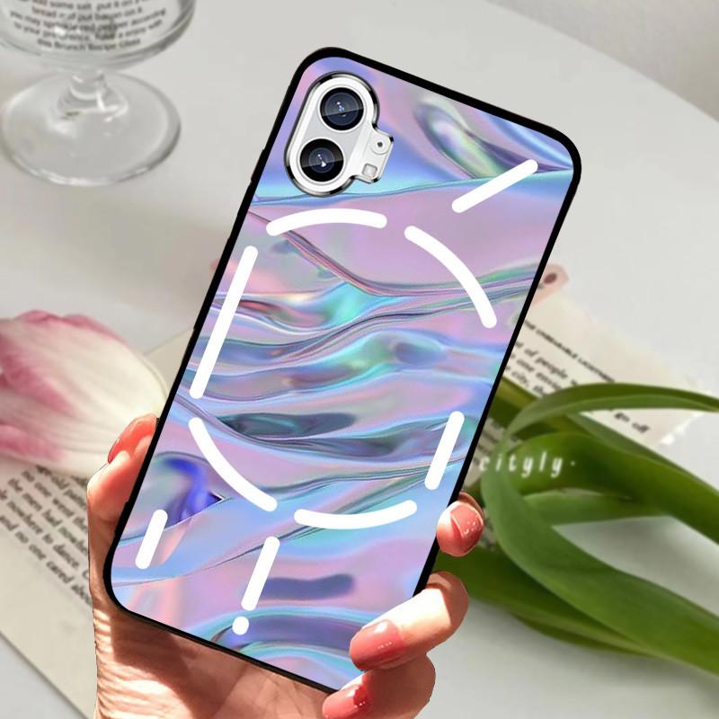 Hülle Für Nothing Phone 1 Hülle Stoßfest Schwarzer Bumper Rückseite Handyhülle Für Nothing Phone 2 Eins zwei Hülle Funda Nothingphone2