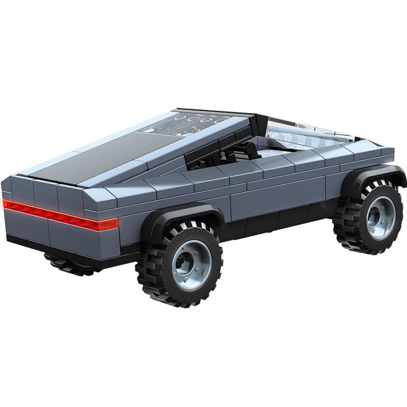 Geländewagen New Energy Sportwagen Rennmodell Trarapica LKW Bausteine Puzzle Spielzeug für Jungen Geschenk 6+