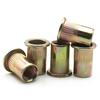 5-50pcs M3 M4 M5 M6 M8 M10 M12 Blind Rivet Nut  Rivnut Yellow Zinc Plated Threaded Inserts for Housings Panels
