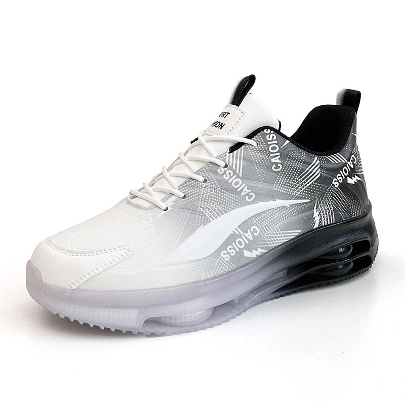 Casual Shoes Fashion Comfortable Walking Shoes Men's Spring and Autumn Lace-up Running Shoes Thick Soles