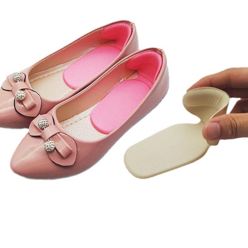 Transparent Non-Slip T-Shaped Silicone Heel Pads & Anti-Friction Insoles