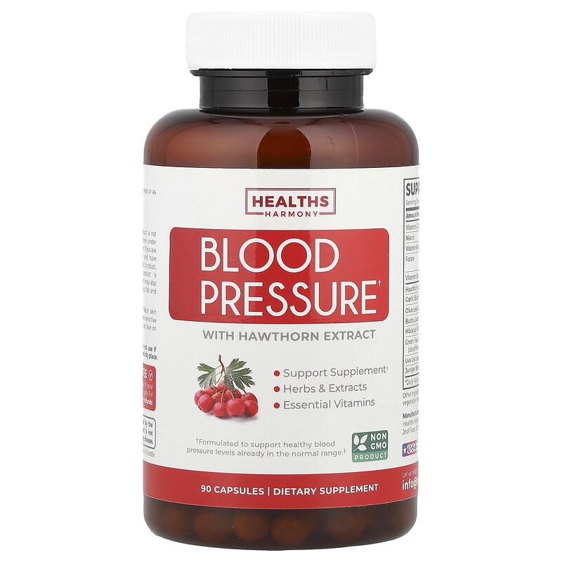 Blood Pressure with Hawthorn Extract, 90 Capsules