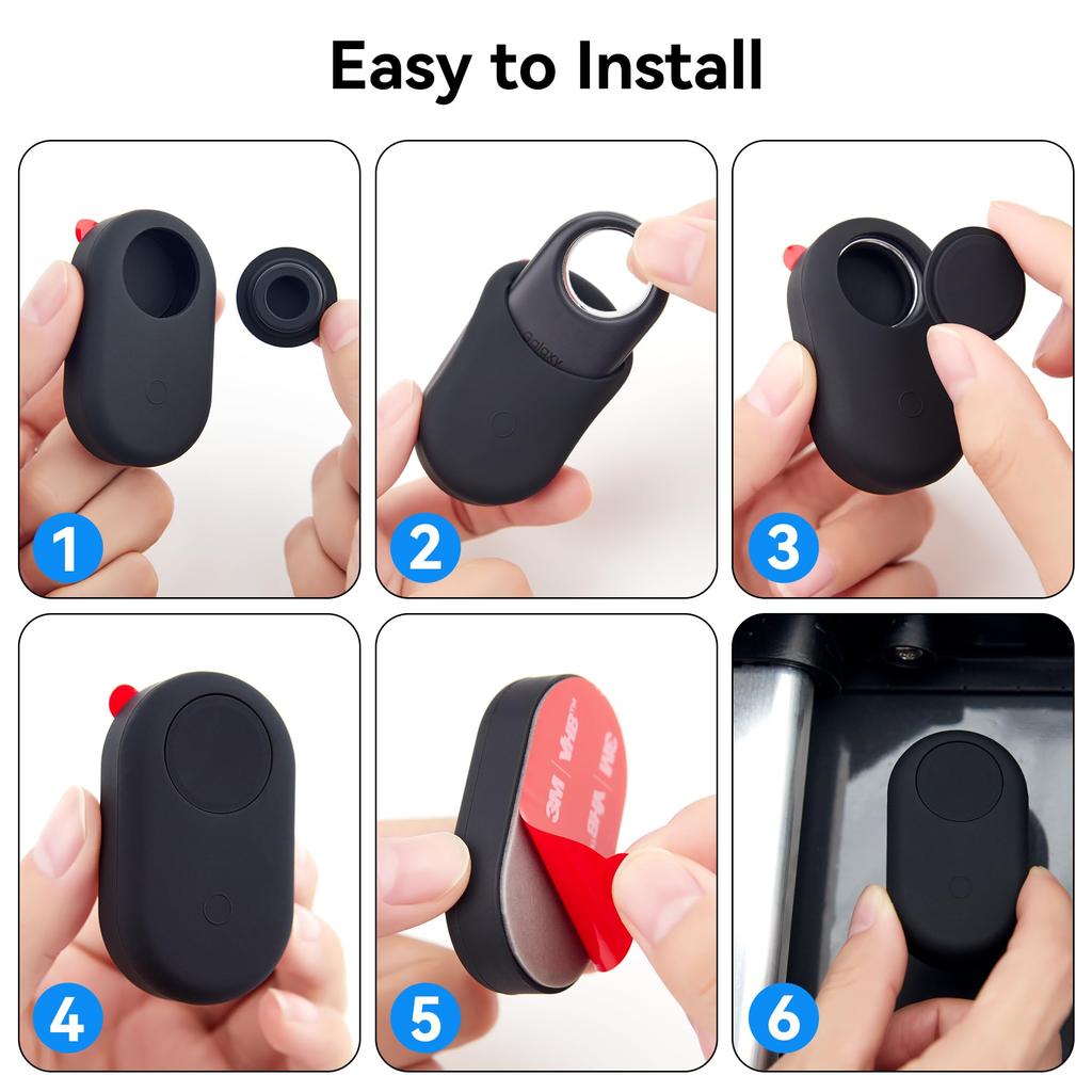 Halter für Samsung Galaxy SmartTag2 mit Klebesticker, 2