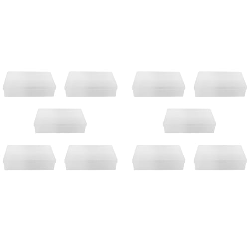 RIPPEY 30-Piece Playing Card Box, Trading Card Case, Card Storage Organizer, Clear Card Case, for Gaming Cards, Plastic Storage Box