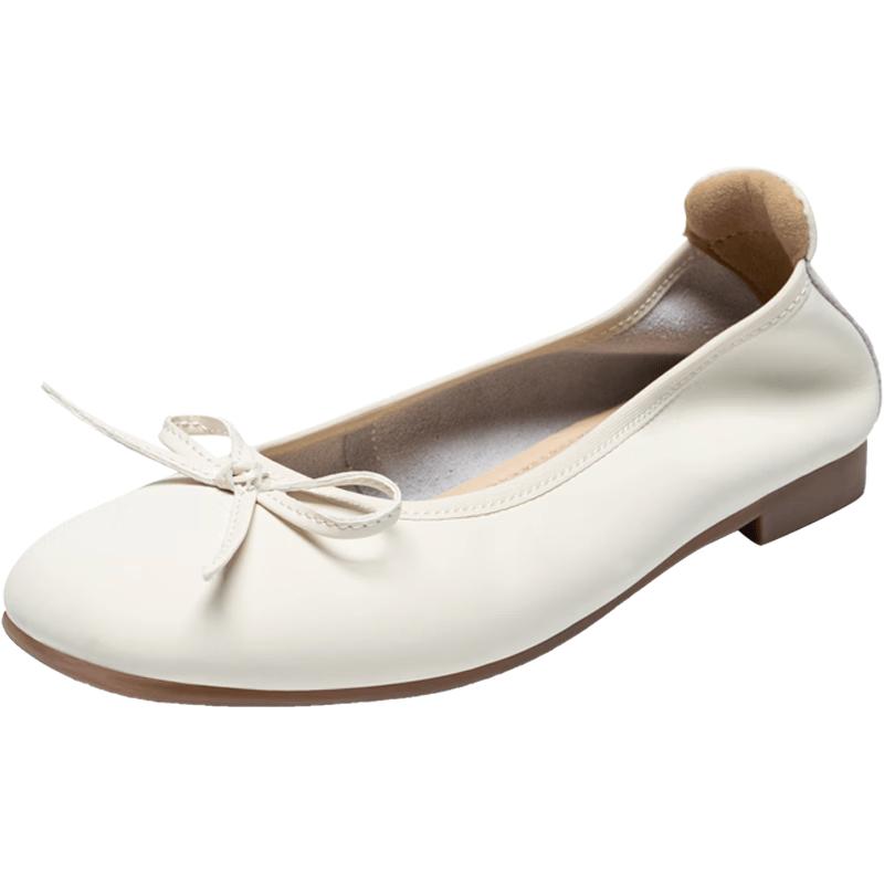 ZHR Women s Butterfly Knot Soft Flat Loafers BK105 EU 37