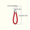 Colorful Braided Faux Leather Keychains Car Key Rings with Metal Clip Perfect for Party Gifts & Seasonal Presents Adorable Keychains