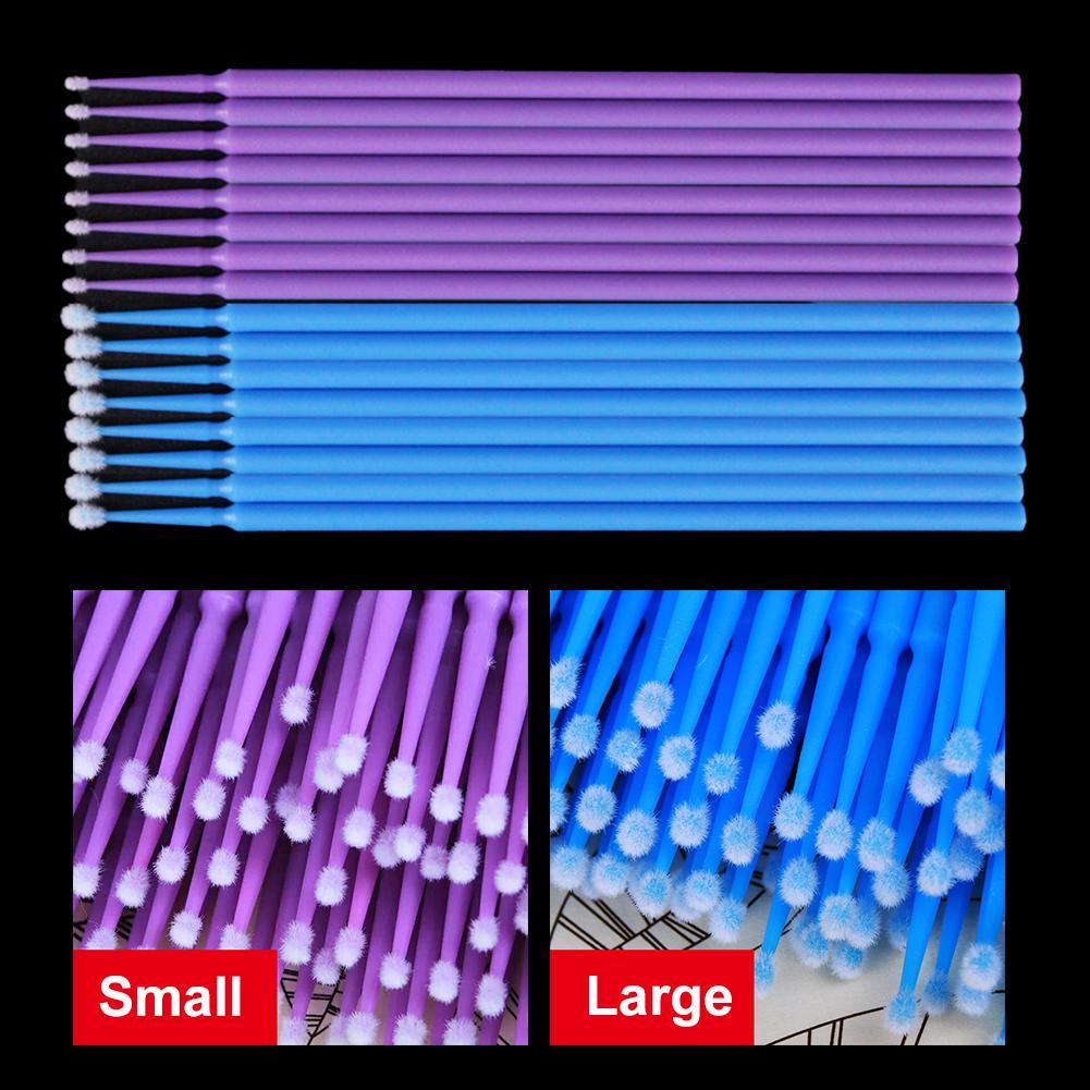 100 buc/lot Perii Vopsea Vopsea pentru Retușuri Micro Perie Sfaturi Auto Mini Cap Perie Piese Auto Cap Mini Spray Aplicator Auto Stick