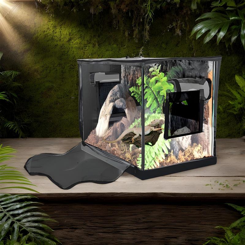 

Snake Enclosure Transparent Tent For Gecko Clear Reptile Tank Enclosure For Snake Gecko Bearded Dragon With Waterproof Base CHINA
