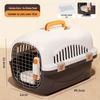 Pet Airline Carrier: Portable, Breathable Travel Cage for Cats and Dogs