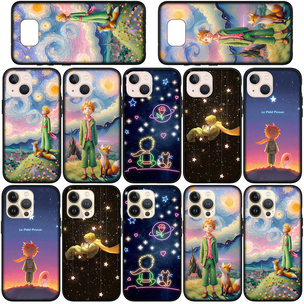 Handyhülle für iPhone 17 16 15 Xiaomi Poco F8 F7 X7 X6 M8 F6 C85 C75 C71 Redmi Note 14 13 12 11 Pro Max A3 A4 14C 13C 15C 9C Der kleine Prinz Hülle