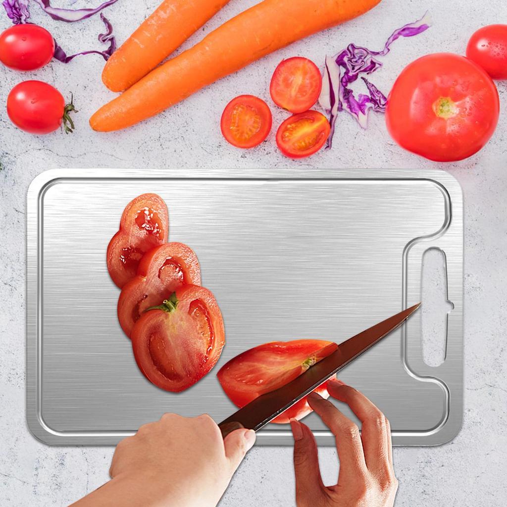 1.5mm Thickened Titanium Cutting Board Large Safe Cutting Boards Non-Slip Double-Sided Kitchen Chopping Board For Meat Fruit