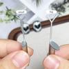 1/2/3/4pc Nail Art Magnet Set With Y-shaped Cat's Eye Magnetic Rod For Match Heart Shaped Effect Magnet Polishing Nail DIY Tools