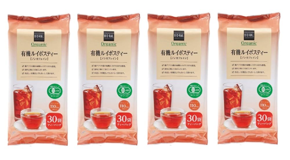 Bioral Organic Rooibos Tea 30 Bags X 4