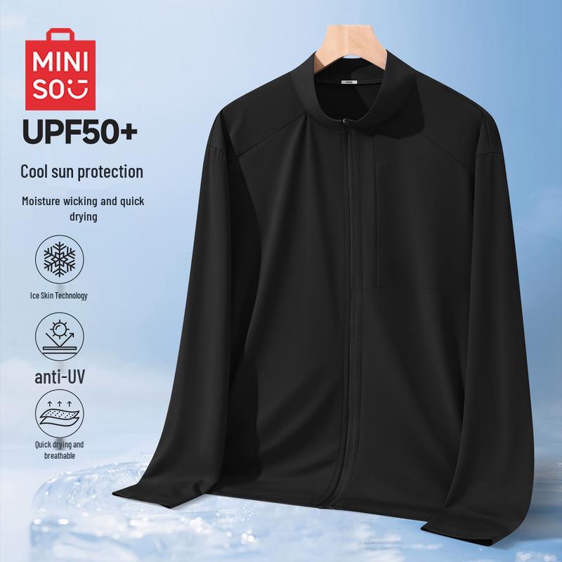 MINISO Men's Stand-Collar Sun Protection Jacket