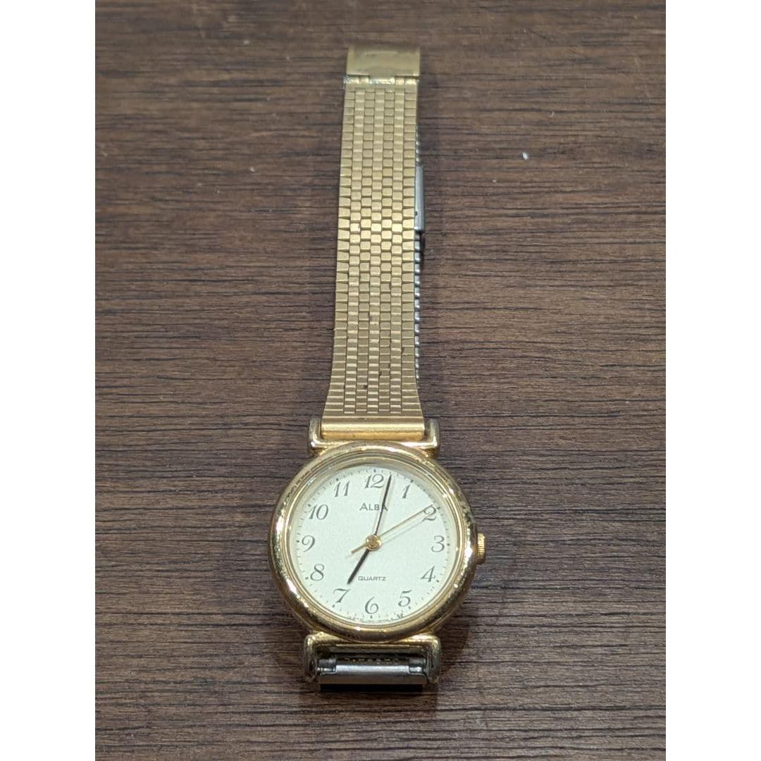 ALBA quartz wristwatch, battery replaced, used, vintage