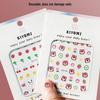 Luminous Cartoon Rabbit Nail Stickers for Kids - Fluorescent Nail Tips & Decorations