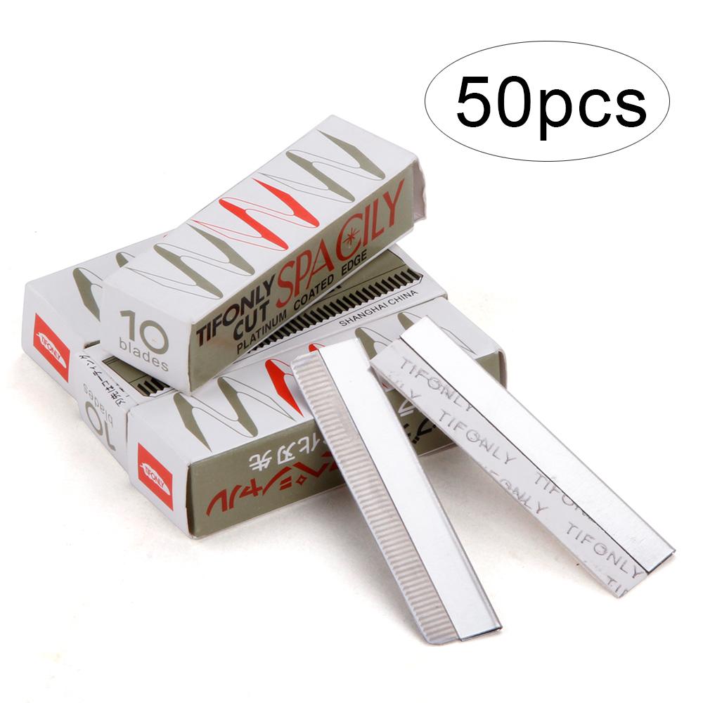 

20/50/100 шт. лезвий для бровей из нержавеющей стали, нож для подравнивания бровей, лезвие для микроблейдинга, дермапланинга, инструменты для перманентного макияжа