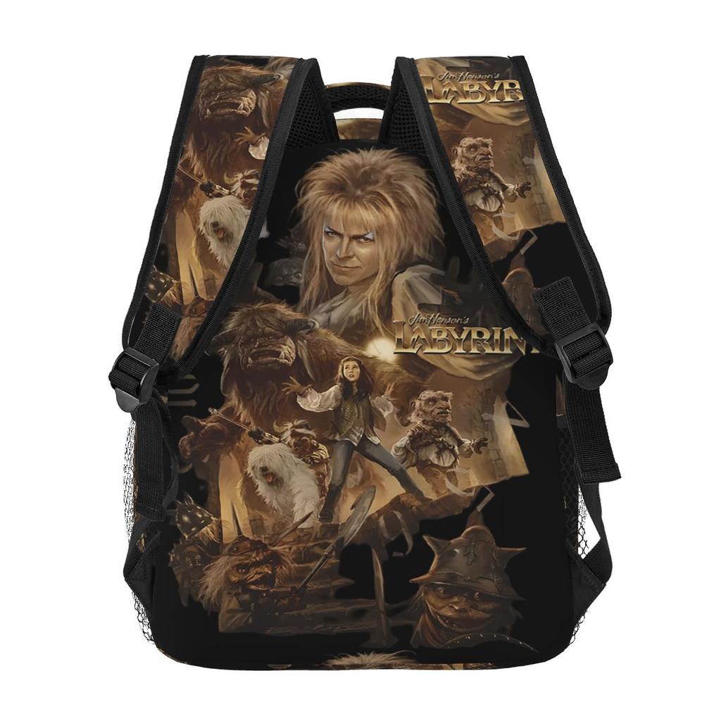 Labyrinth Funny Vintage Movie Legend Backpacks Boys Girls Bookbag Students School Bags Cartoon Travel Rucksack Shoulder Bag
